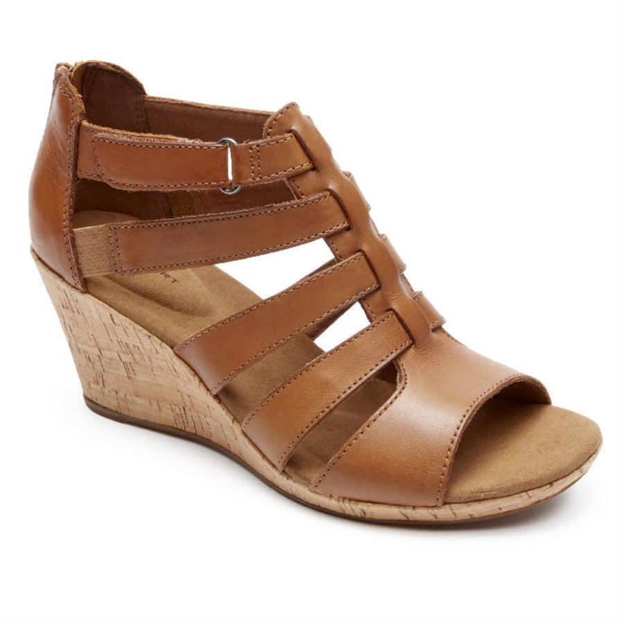 rockport_briah_gladyator_sandalet_koyu_ten_rengi_deri.jpg Rockport Briah Gladyatör Sandalet Koyu Ten Rengi Deri - Görsel 1