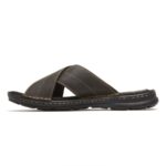 Rockport Darwyn çapraz Bant Slayt Sandal Kahverengi Ii Deri - Görsel 4