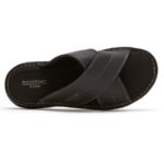 Rockport Darwyn çapraz Bant Slayt Sandal Siyah Deri Ii - Görsel 4