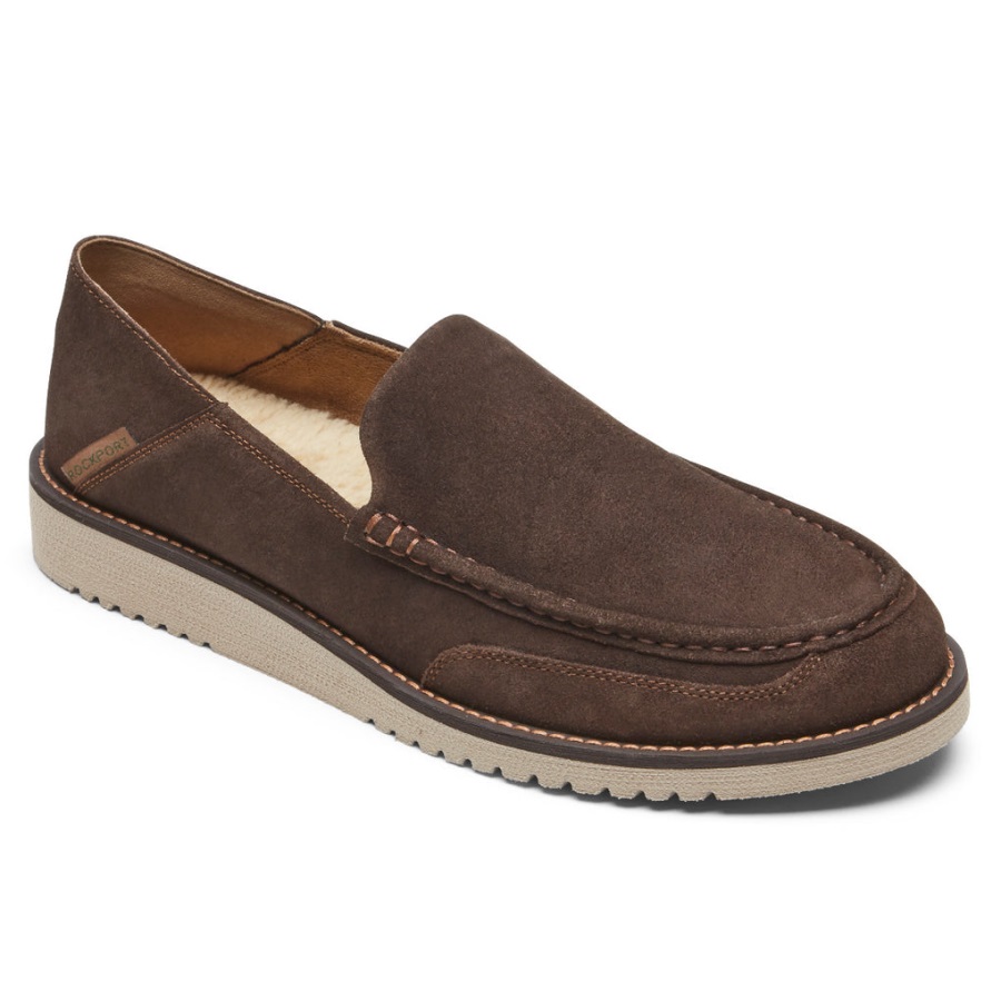 rockport_erkek_axelrod_ezilme_slip_on_java_nubuk.jpg Rockport Erkek Axelrod Ezilme Slip-on Java Nubuk - Görsel 1