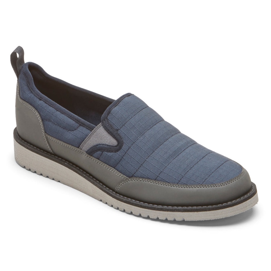 rockport_erkek_axelrod_kapitone_slip_on_lacivert_yirtilmaz.jpg Rockport Erkek Axelrod Kapitone Slip-on Lacivert Yırtılmaz - Görsel 1