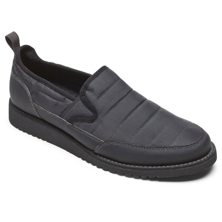 rockport_erkek_axelrod_kapitone_slip_on_siyah.jpg Rockport Erkek Axelrod Kapitone Slip-on Siyah - Görsel 1