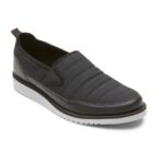 Rockport Erkek Axelrod Kapitone Slip-on Siyah Yırtılmaz