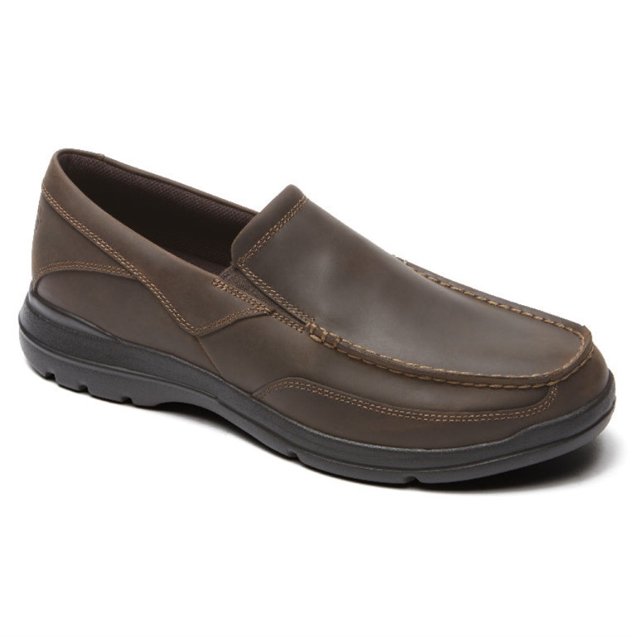 rockport_erkek_baglanti_noktasi_slip_on_cikolata.jpg Rockport Erkek Bağlantı Noktası Slip-on çikolata - Görsel 1