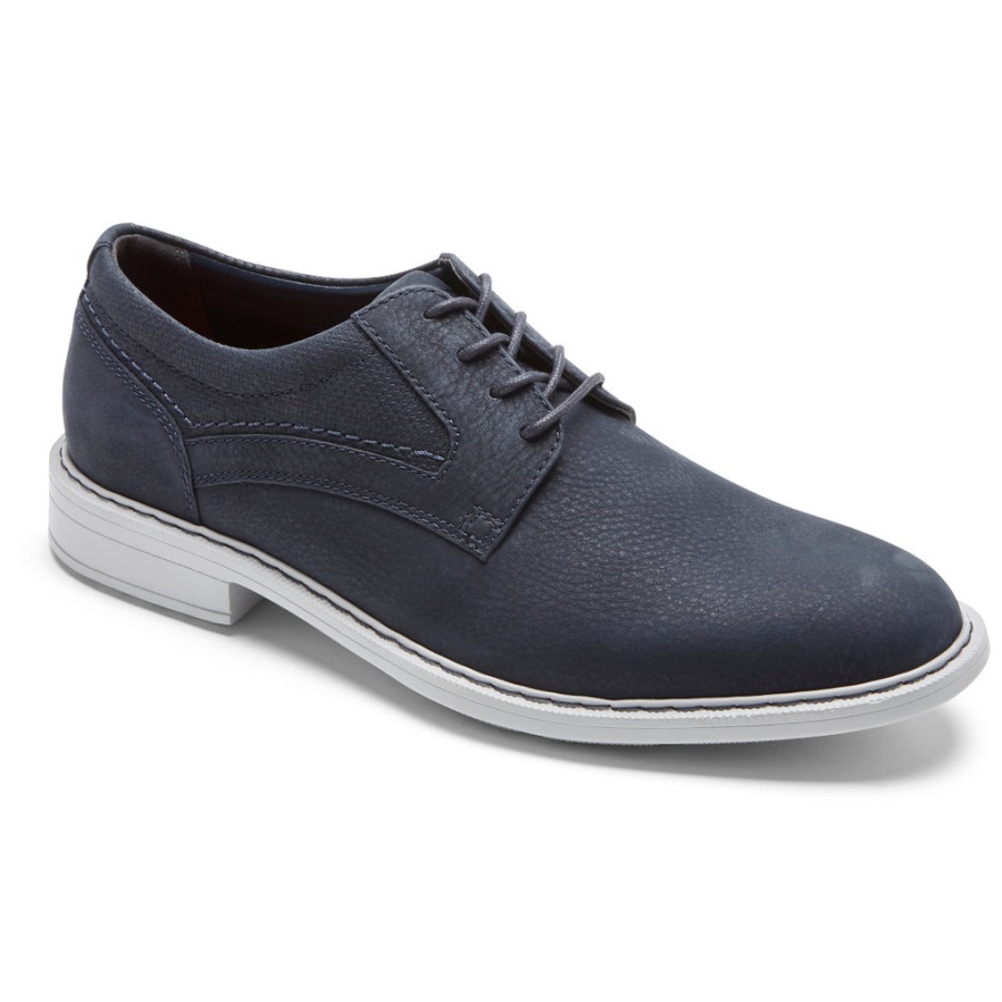 rockport_erkek_bronzlastirici_duz_burun_oxford_lacivert.jpg Rockport Erkek Bronzlaştırıcı Düz Burun Oxford Lacivert - Görsel 1