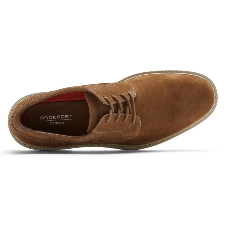 Rockport Erkek Bronzlaştırıcı Düz Burunlu Oxford Rahipler Bornozu - Görsel 4