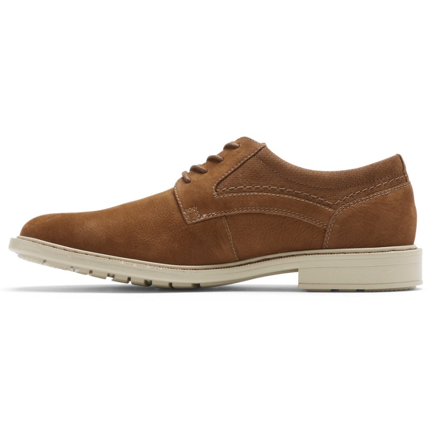 Rockport Erkek Bronzlaştırıcı Düz Burunlu Oxford Rahipler Bornozu - Görsel 5