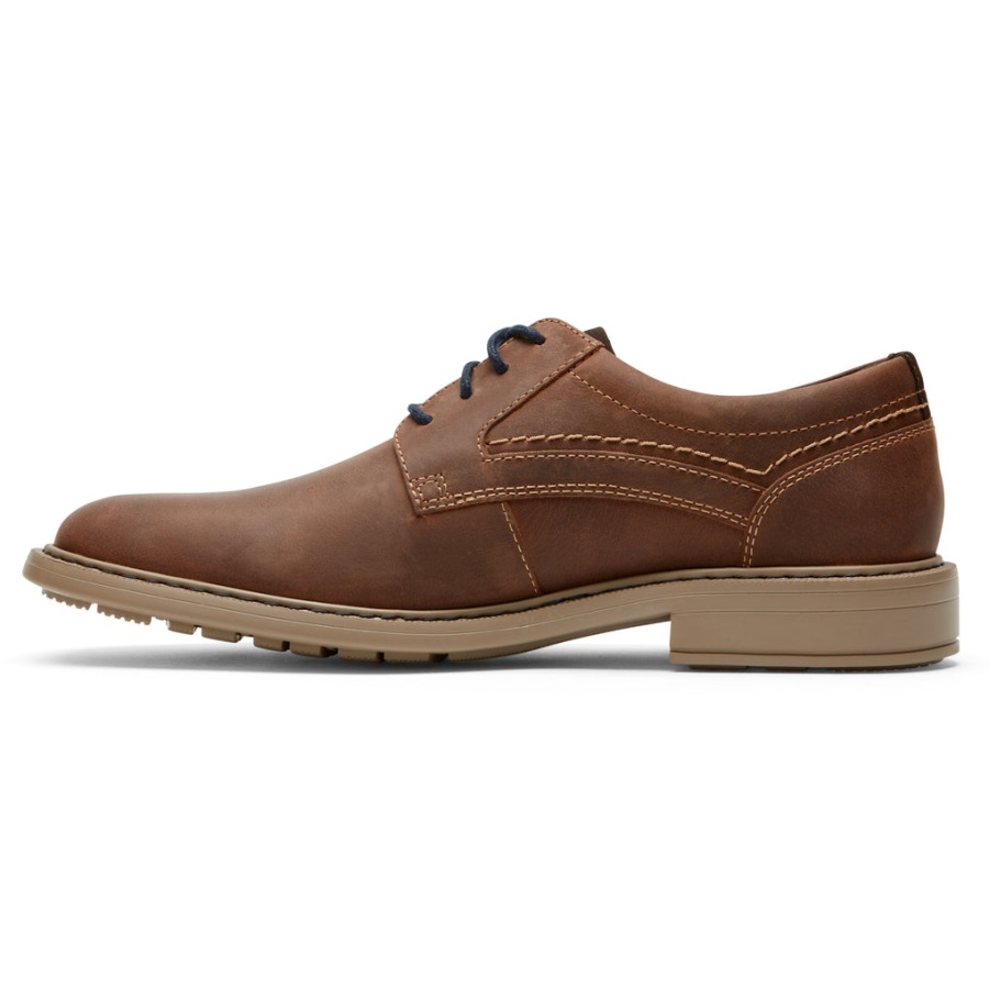 Rockport Erkek Bronzlaştırıcı Düz Burunlu Oxford Rahipler Bornozu - Görsel 10