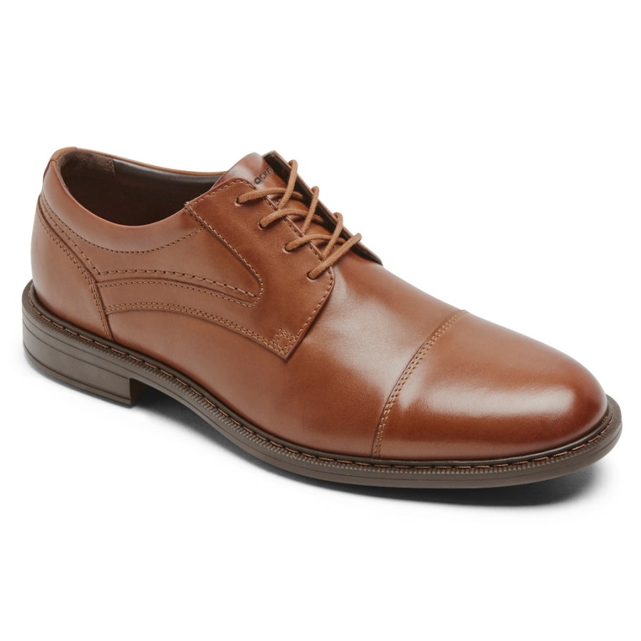 rockport_erkek_bronzlastirici_kap_ayak_oxford_konyak.jpg Rockport Erkek Bronzlaştırıcı Kap Ayak Oxford Konyak - Görsel 1