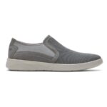 Rockport Erkek Caldwell Ikiz Gore Slip-on Gri örgü Deri - Görsel 2