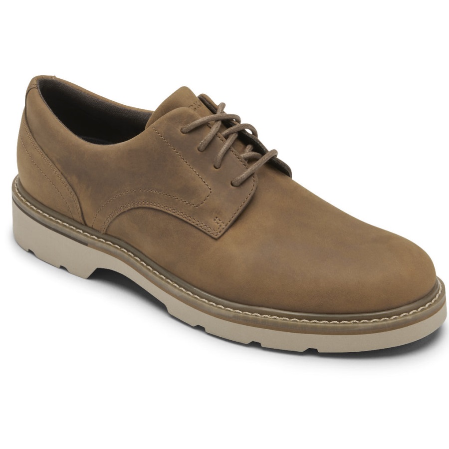 Rockport Erkek Charlee Su Geçirmez Düz Burun Oxford Baharat - Görsel 1