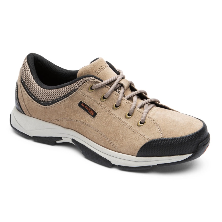 rockport_erkek_chranson_bagcikli_taupe_suet.jpg Rockport Erkek Chranson Bağcıklı Taupe Süet - Görsel 1