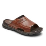Rockport Erkek Darwyn 2 Slayt Sandal Antrenörü Kahverengi