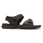 Rockport Erkek Darwyn çeyrek Askılı Sandalet Siyah Deri 2 - Görsel 2