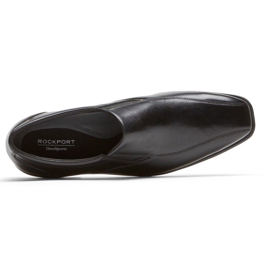 Rockport Erkek Dressports Iş Bisikleti Ayak Parmağı Slip-on Siyah - Görsel 4
