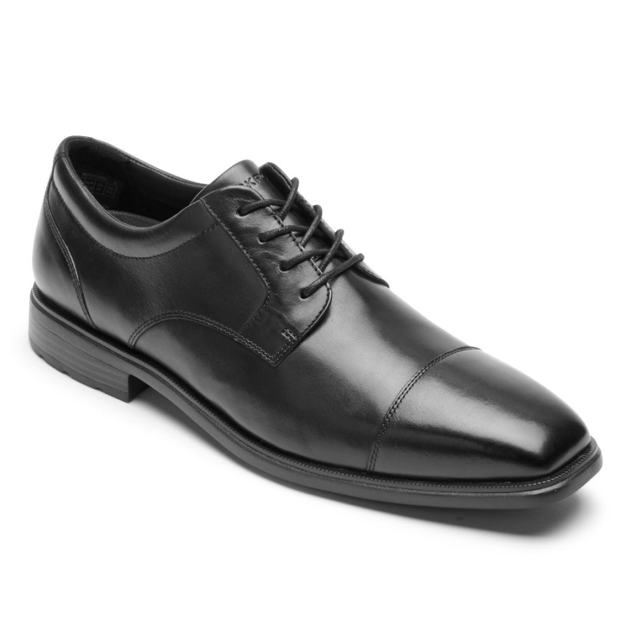 Rockport Erkek Dressports Iş şapkası Burun Oxford Siyah - Görsel 1