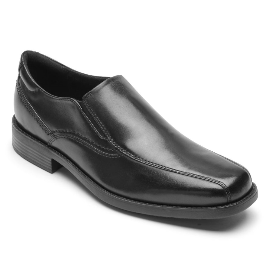 rockport_erkek_greyson_bisiklet_burnu_slip_on_siyah.jpg Rockport Erkek Greyson Bisiklet Burnu Slip-on Siyah - Görsel 1