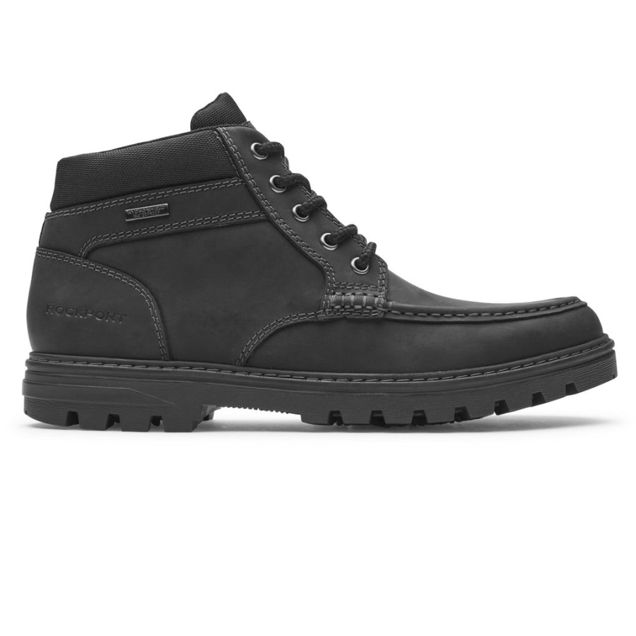 Rockport Erkek Hava Koşullarına Hazır Moc çizme-su Geçirmez Siyah Lea - Görsel 2