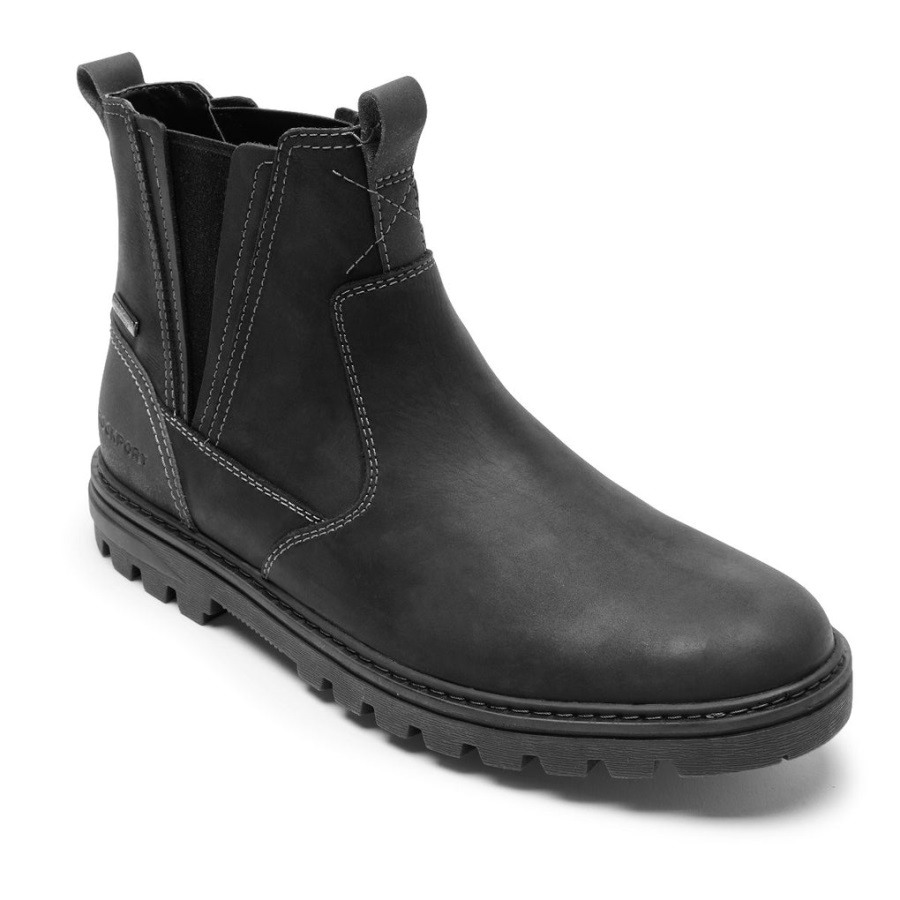 rockport_erkek_hava_veya_degil_chelsea_cizme_su_gecirmez_siyah_deri_suet.jpg Rockport Erkek Hava Veya Değil Chelsea çizme-su Geçirmez Siyah Deri Süet - Görsel 1
