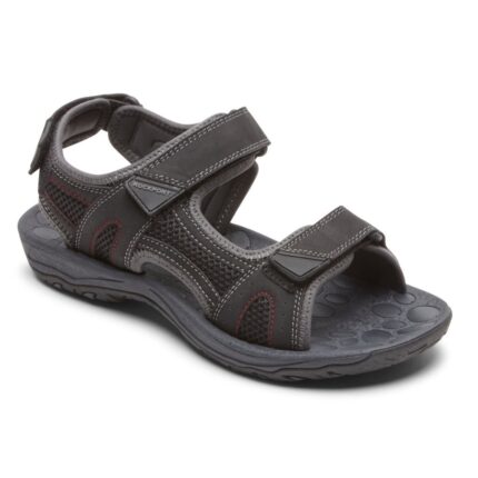 Rockport Erkek Hayes çeyrek Askılı Sandalet Siyah