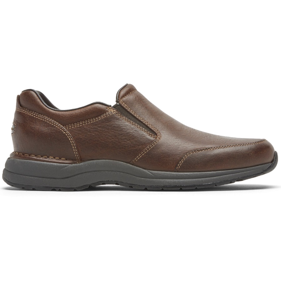 Rockport Erkek Kenar Tepe 2 çift Gore Slip-on Açık Kahverengi - Görsel 2