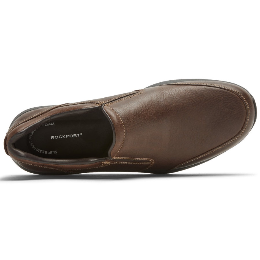 Rockport Erkek Kenar Tepe 2 çift Gore Slip-on Açık Kahverengi - Görsel 4