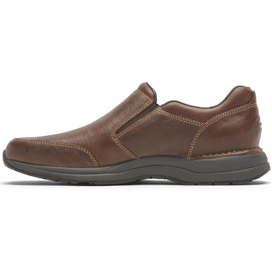 Rockport Erkek Kenar Tepe 2 çift Gore Slip-on Açık Kahverengi - Görsel 5