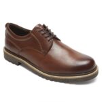 Rockport Erkek Marshall Düz Burunlu Oxford Koyu Kahverengi Deri