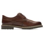 Rockport Erkek Marshall Düz Burunlu Oxford Koyu Kahverengi Deri - Görsel 5
