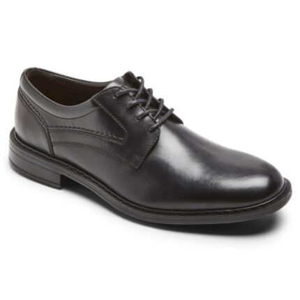 Rockport Erkek Parsons Düz Burunlu Oxford Siyah