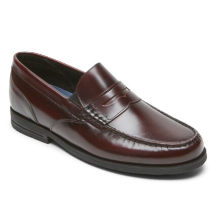 Rockport Erkek Preston Kuruş Mokasen Bordo