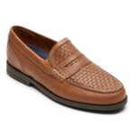 Rockport Erkek Preston Kuruş Mokasen Tan Dokuma