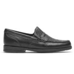 Rockport Erkek Preston Penny Mokasen Siyah Dokuma - Görsel 2