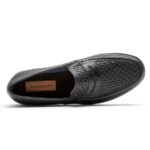 Rockport Erkek Preston Penny Mokasen Siyah Dokuma - Görsel 4