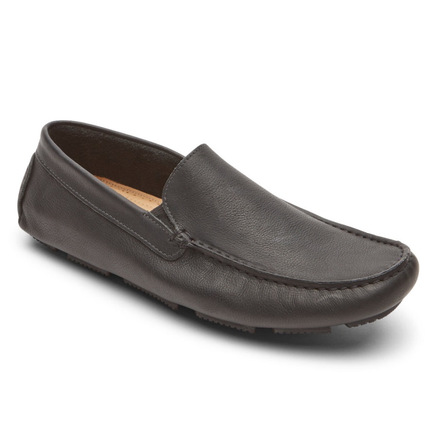 rockport_erkek_rhyder_venedik_mokasen_siyah_eskitme.jpg Rockport Erkek Rhyder Venedik Mokasen Siyah Eskitme - Görsel 1