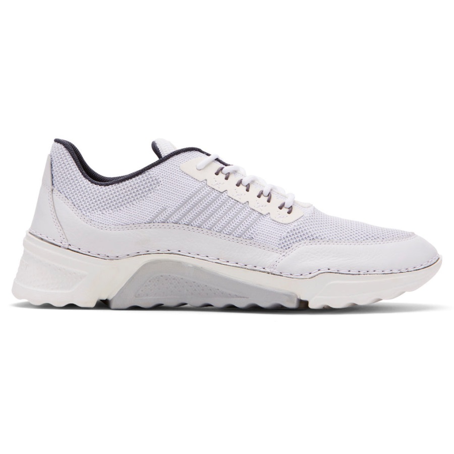 Rockport Erkek Rocsports Spor Ayakkabı Beyaz örgü Deri - Görsel 2