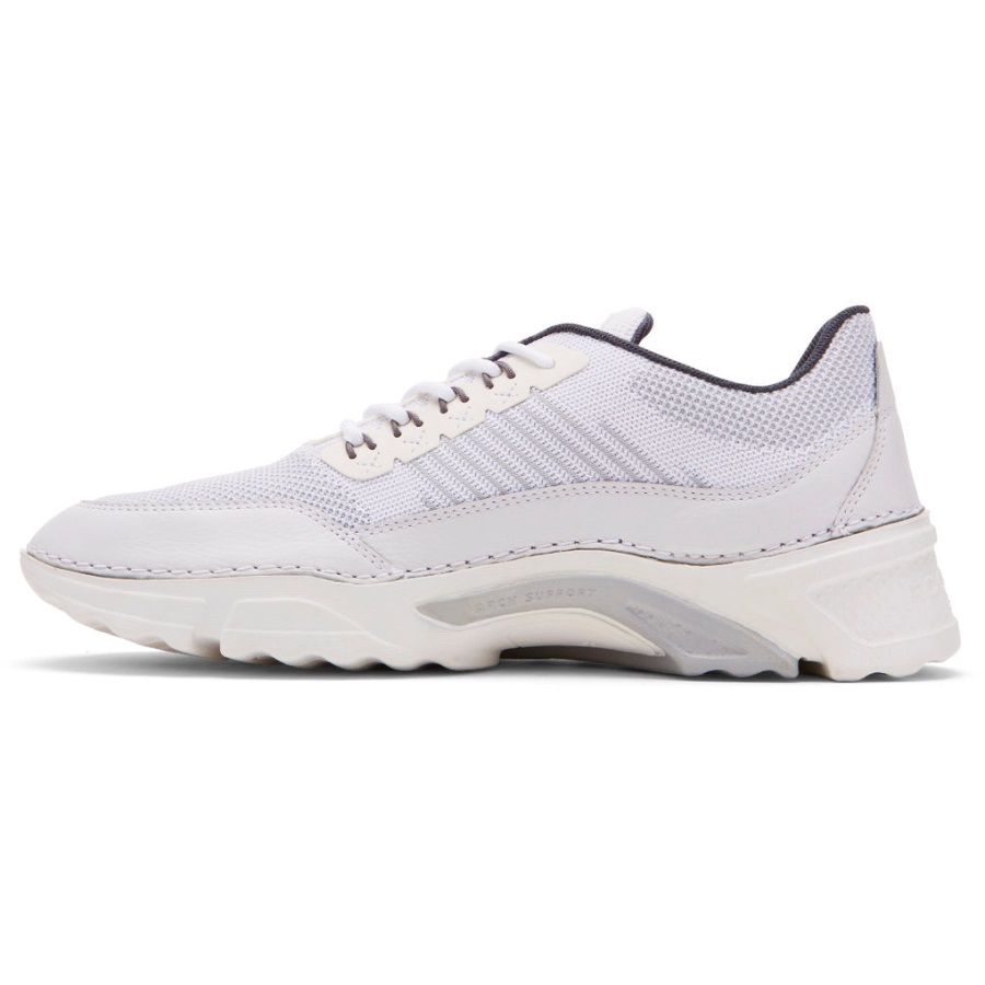 Rockport Erkek Rocsports Spor Ayakkabı Beyaz örgü Deri - Görsel 5