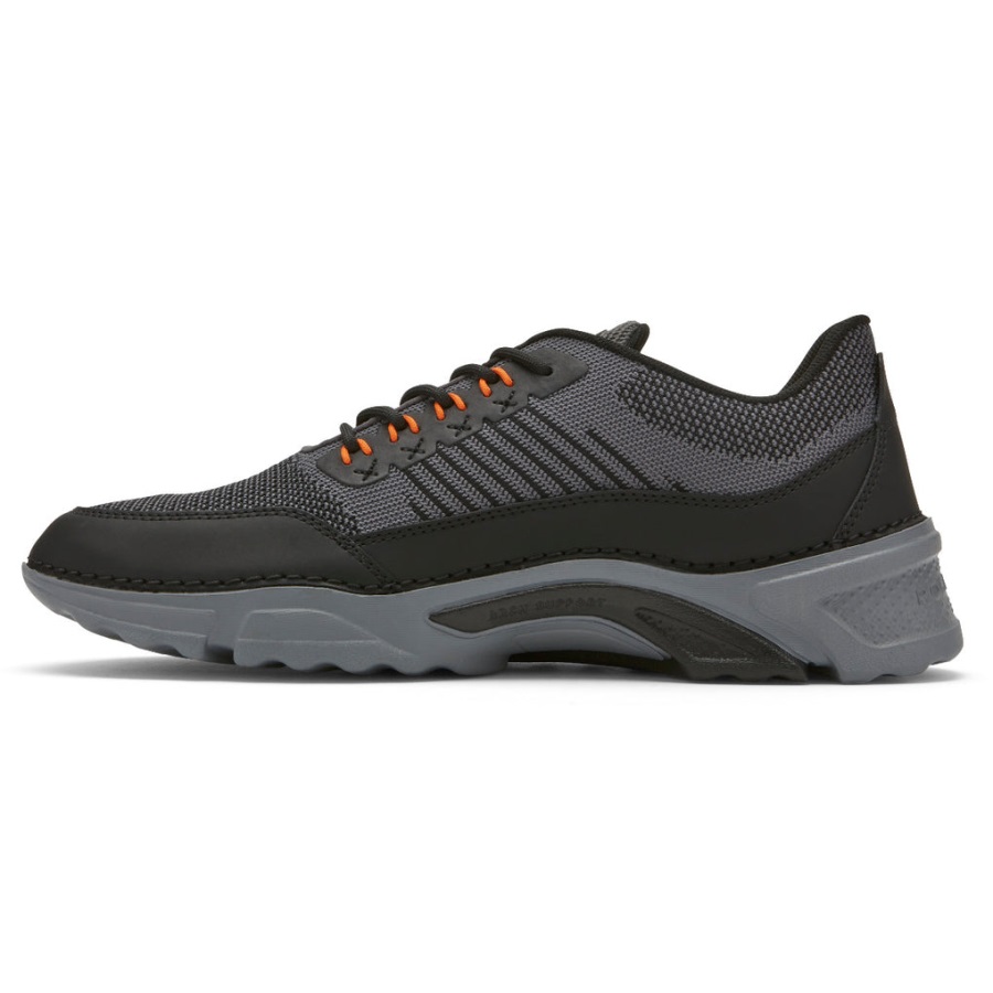 Rockport Erkek Rocsports Spor Ayakkabı Mıknatıs Gri örgü Deri - Görsel 5