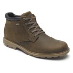 Rockport Erkek Sağlam Paralar Su Geçirmez çizme Boston Tan
