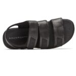 Rockport Erkek şanslı Bay Elbise 3 Bant Sandalet Siyah - Görsel 4