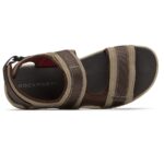 Rockport Erkek şanslı Bay Spor 3 Kayış Sandal Tan - Görsel 4