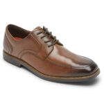 Rockport Erkek Slayter önlük Burun Oxford Yeni Kahverengi Cam
