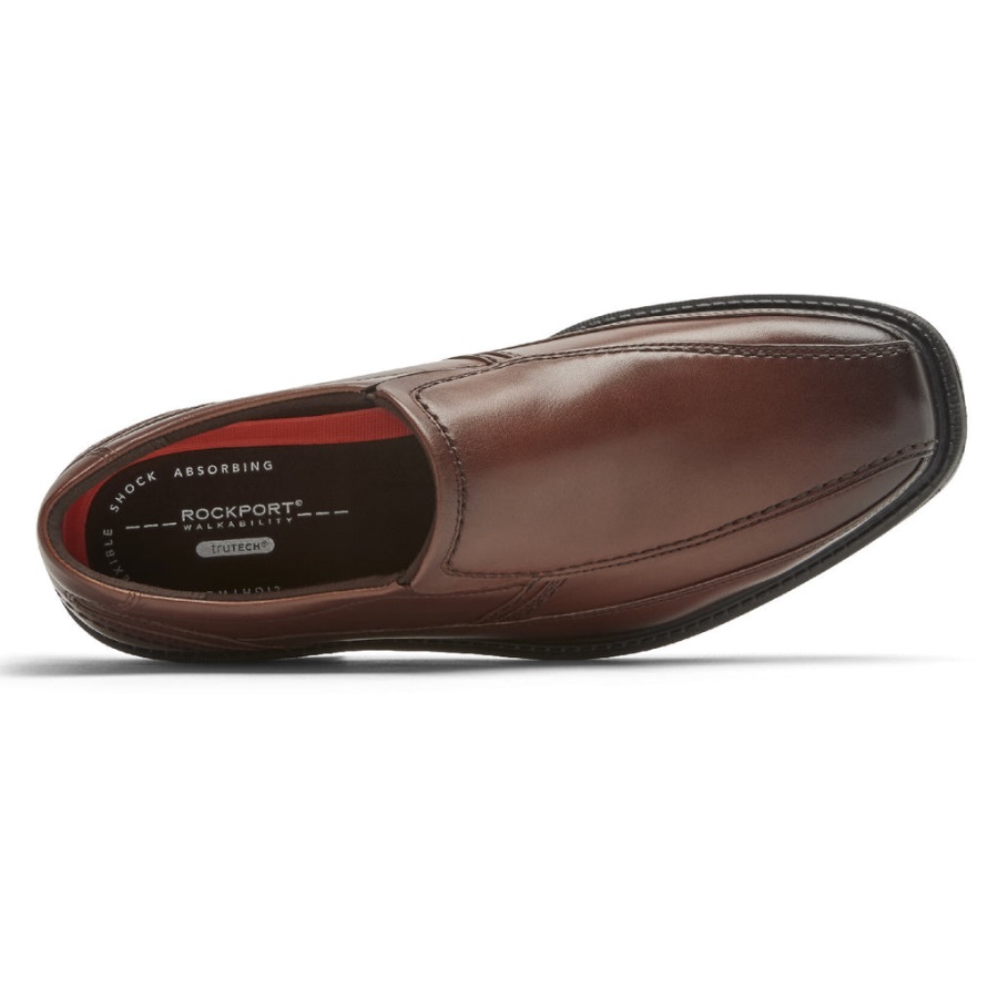 Rockport Erkek Stil Lideri 2 Bisiklet Burnu Slip-on Yeni Kahverengi Gradyan - Görsel 4