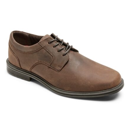 Rockport Erkek Taylor Düz Burunlu Oxford-su Geçirmez Tan Ch
