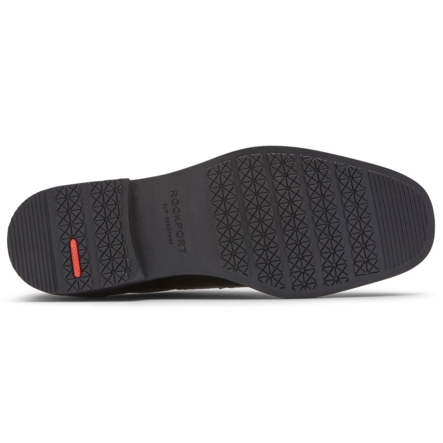 Rockport Erkek Taylor Su Geçirmez önlük Ayak Oxford Siyah - Görsel 3