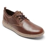Rockport Erkek Tohumları Düz Ayak Oxford Sudan Kahverengi Deri