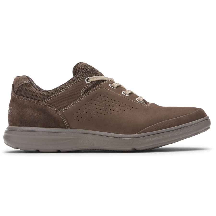 Rockport Erkek Tohumları Oxford Spor Ayakkabı Java Kabartmalı Nubuk Süet - Görsel 2