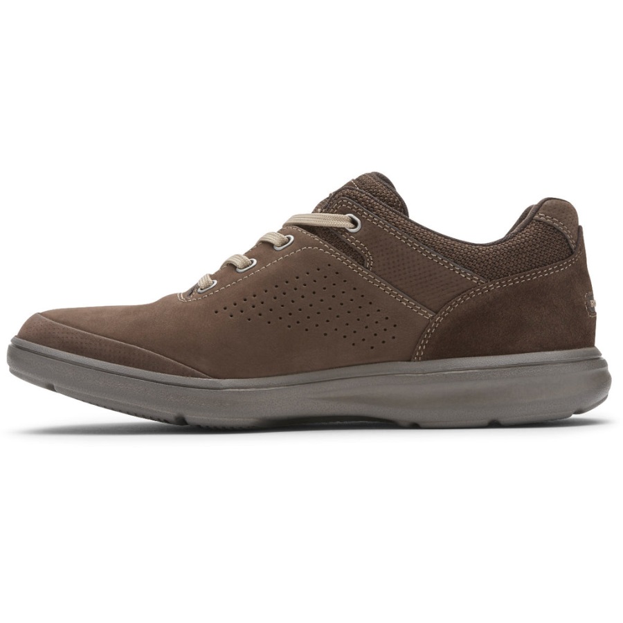 Rockport Erkek Tohumları Oxford Spor Ayakkabı Java Kabartmalı Nubuk Süet - Görsel 5