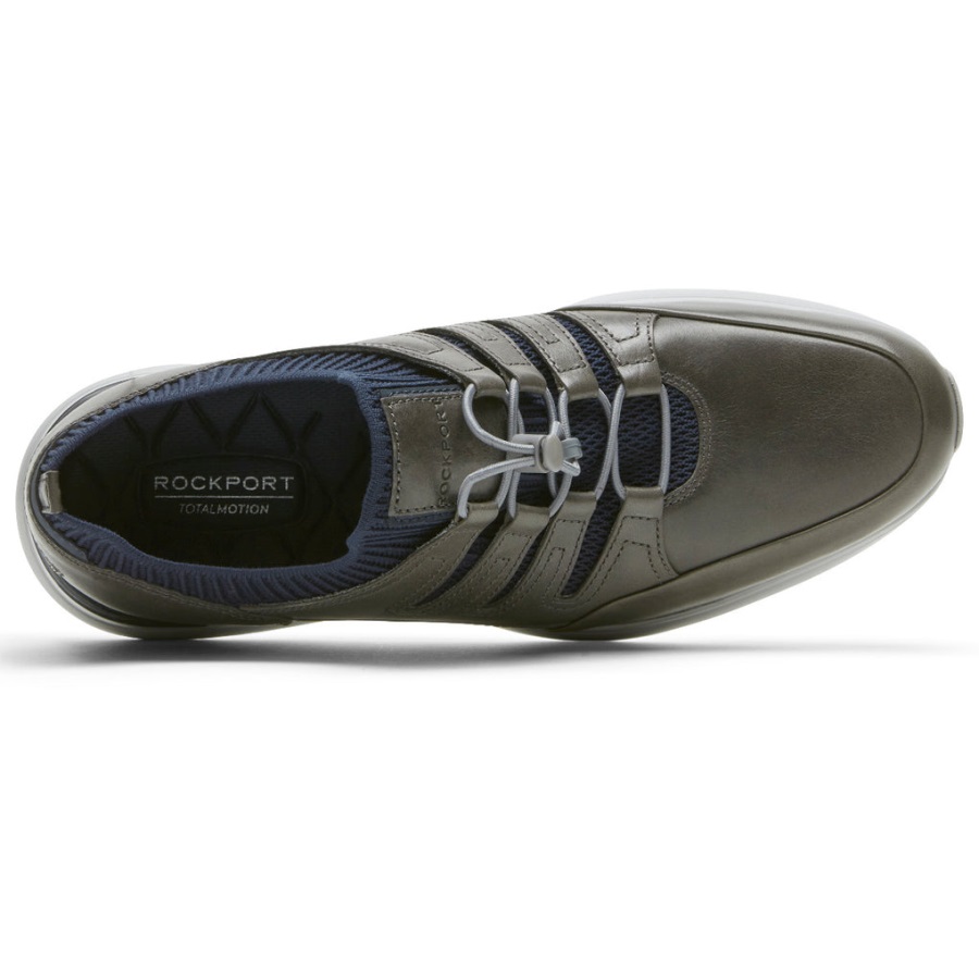 Rockport Erkek Total Motion Active Ghillie Spor Ayakkabı çelik Gri - Görsel 4