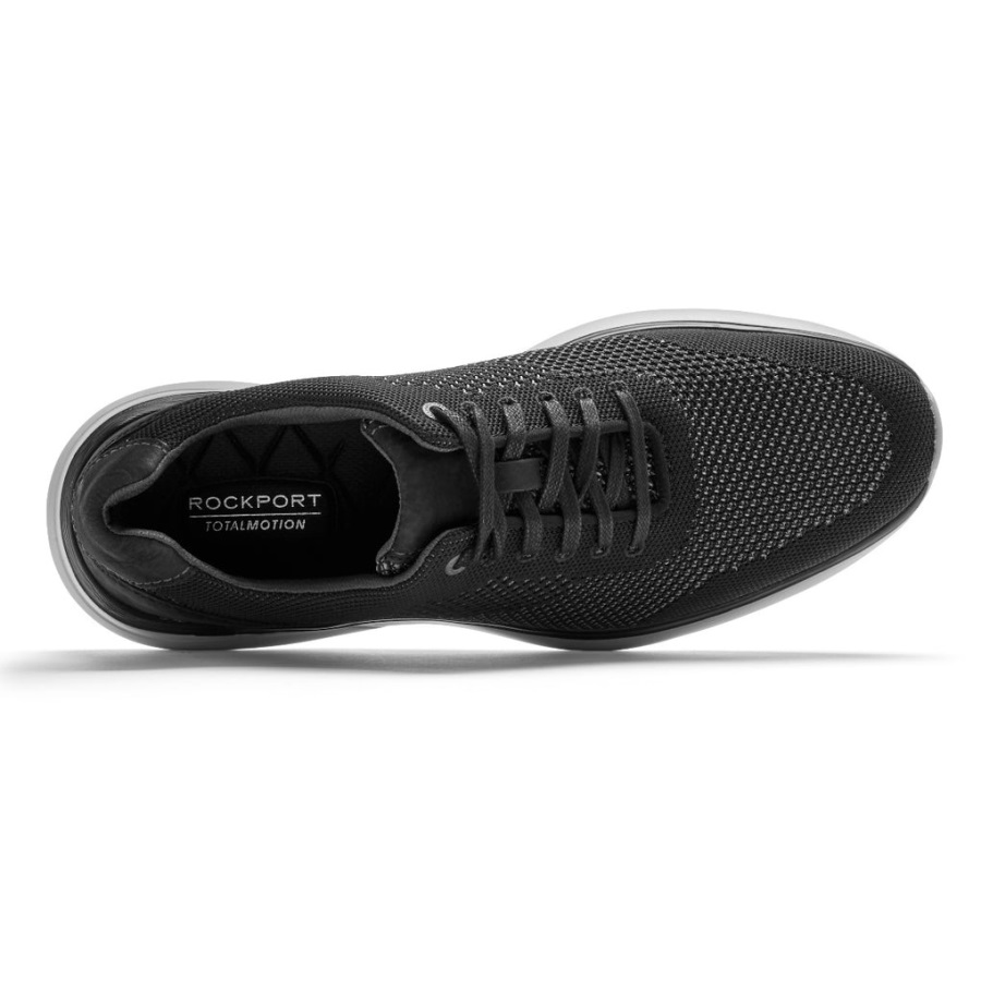 Rockport Erkek Total Motion Aktif örgü Spor Ayakkabı Siyah Ii - Görsel 4